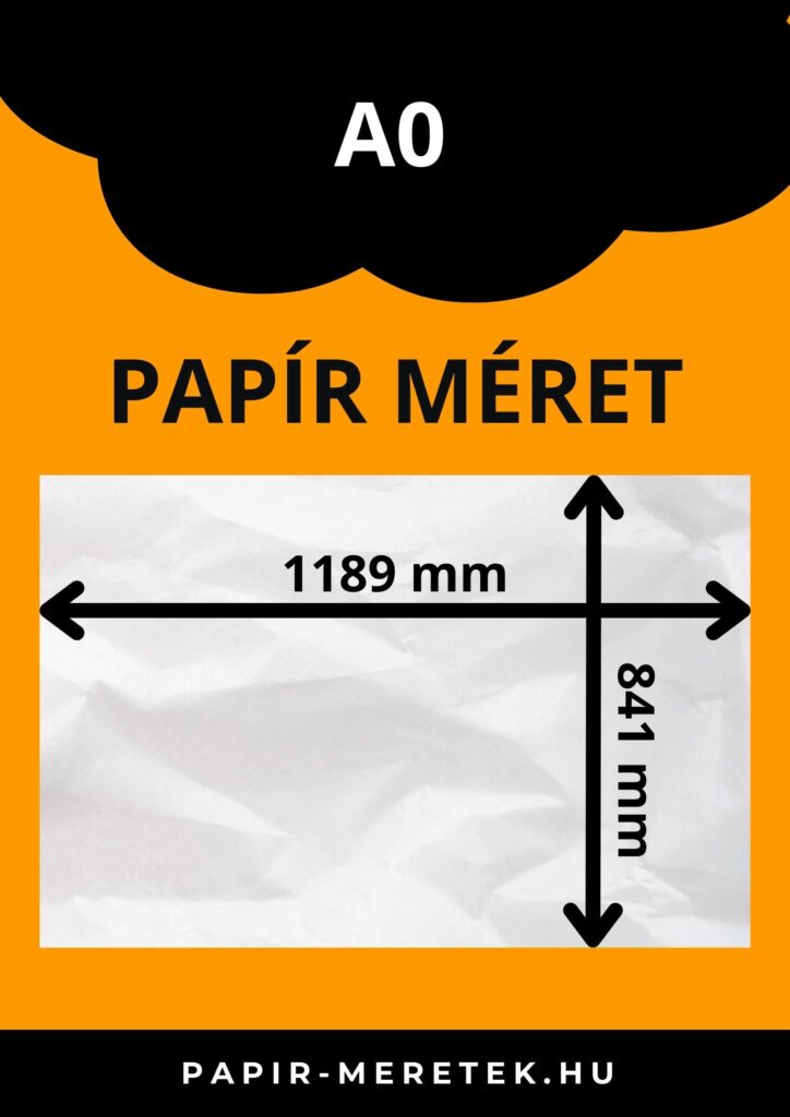 A0 PAPÍR MÉRET